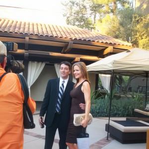 Josie Davis and Scott Baio