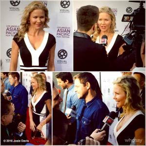 Josie Davis and Sam Page
