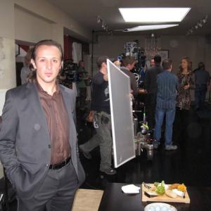 On set