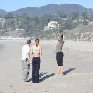 On set