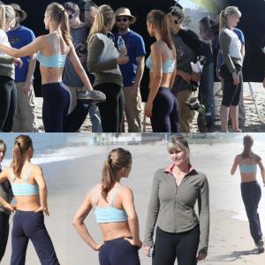 On set