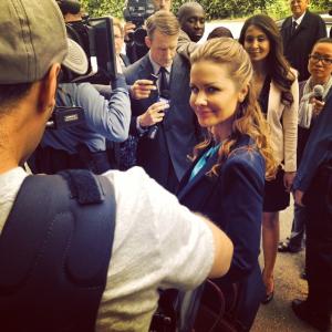 On set
