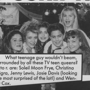 Soleil Moon Frye, Christina Nigra, Jenny Lewis, Alexander Polinsky, Josie Davis and Wendy Cox