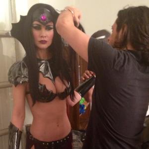 On set