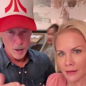 Josie Davis and Ron Carlson