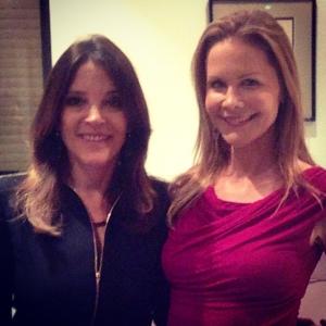 Marianne Williamson and Josie Davis