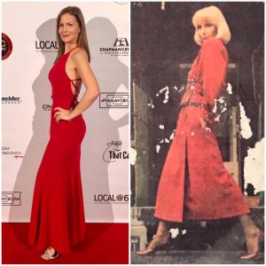 Josie Davis with Mom