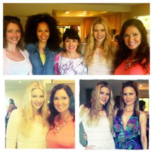 Josie Davis and Kam Heskin