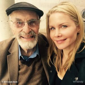 Josie Davis and Martin Landau