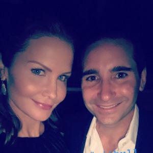 Josie Davis and Pitbull