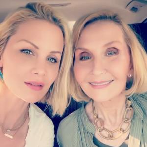 Josie Davis with mom