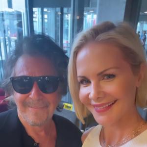Josie Davis and Al Pacino