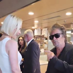 Josie Davis and Al Pacino